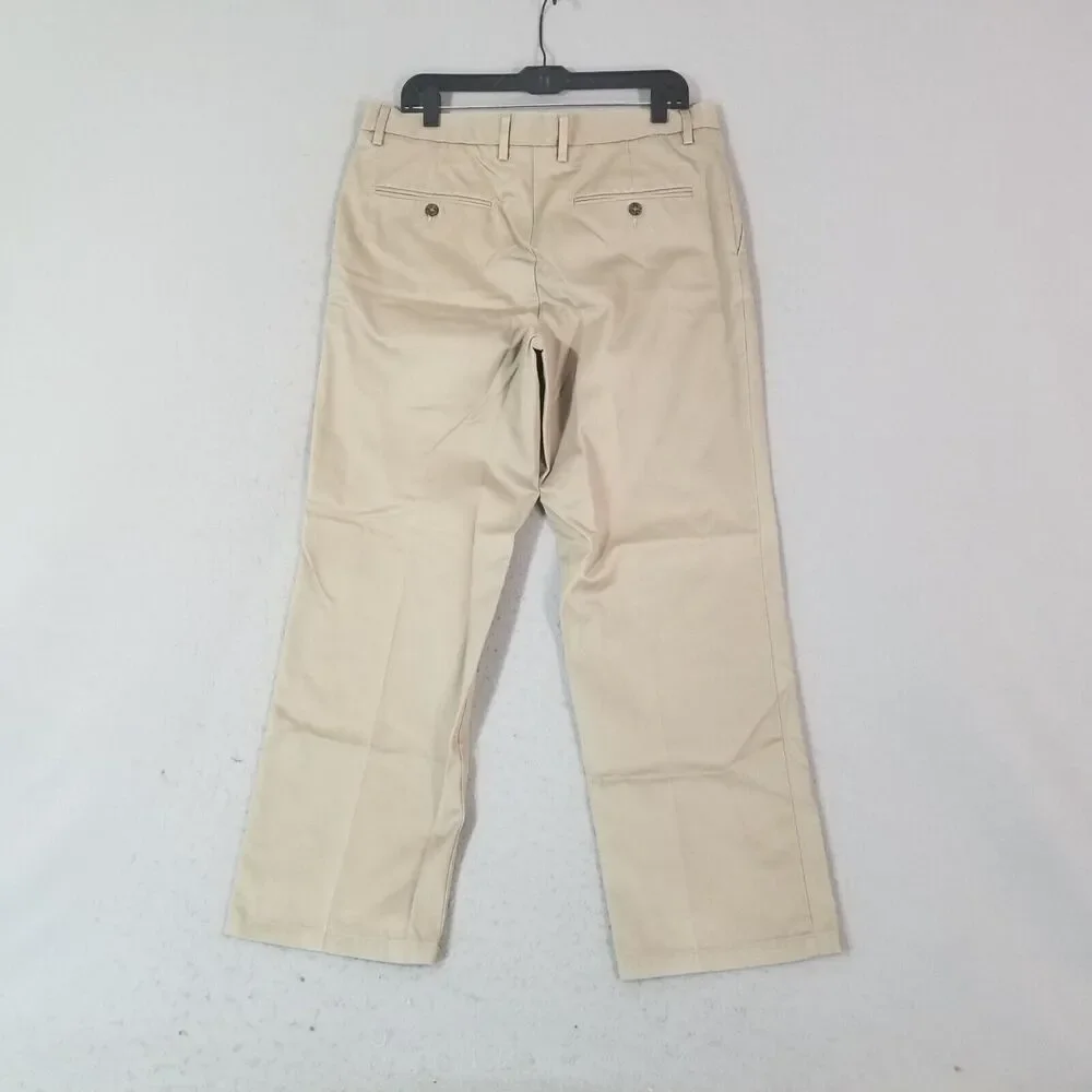 Dockers D2 signature khaki pants men's 34 x 29 beige regular fit preppy‎